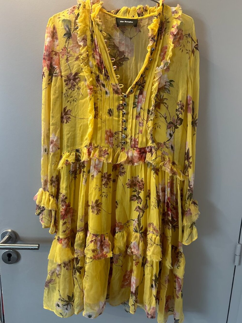 The Kooples Yellow Flower Dress